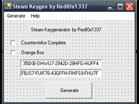 Cs 1.6 steam cd key generator v2 0 free download